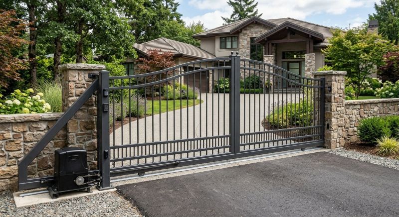 Entrance Gate Installation in Boca Raton, FL